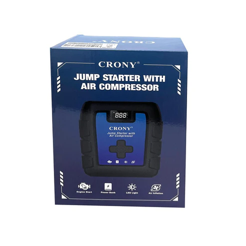 CRONY B03 Jumper Starter Car Charger jump Starter Wireless Inflator Pump