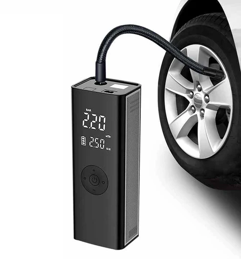 CRONY C0504023-5 Portable Electric Air Inflator Smart Touch Tyre Inflator Electric Portable 12V Air Compressor Pump