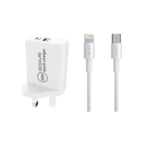 CRONY CR-003 PD20W+QC3.0 Fast Charger+3ACharging&Data Cable