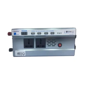 Crony Intelligent 1500W Car Power Inverter-DC 12V to 220V-240V AC Charging