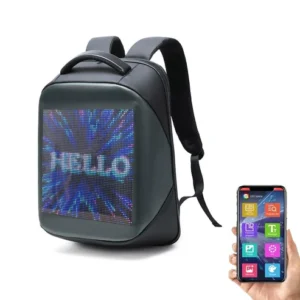 CRONY LED display backpack us-b002 LED Fashion Novelty Smart Style waterproof Laptop Backpack Creative Christmas Gift School Bag