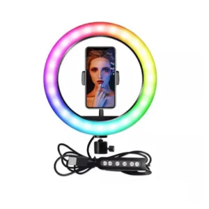 CRONY MJ26(10inch) wire-controlled mobile phone RGB LED Live Fill Light