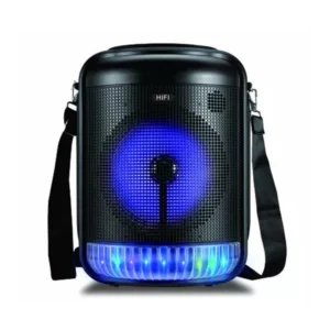 CRONY RX-6101 colorful light portable speaker with microphone USB TF FM RADIO Speaker