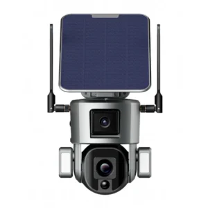 CRONY S5 4G-4K-8MP-10X Solar Dual Linkage Battery PTZ Camera 8MP Wireless CCTV Camera Outdoor IP66 Waterproof Solar Dual Camera