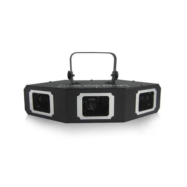 CRONY Sectorial 3 hole red green blue laser light Colorful Fan Beam Pattern Led Lights RGB Disco Laser Stage Lighting For Party