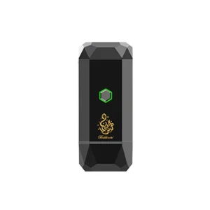 CRONY Small B16 Portable Bukhoor Style Usb Type-C Power incense burner Bakhoor Portable Rechargeable Electric Incense Burner | BLACK