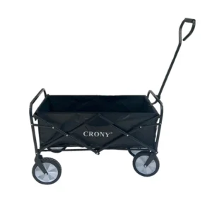 CRONY TC3015+Baseplate Folding Cart Heavy Duty Collapsible Folding Wagon Utility Shopping Outdoor Camping Garden Cart