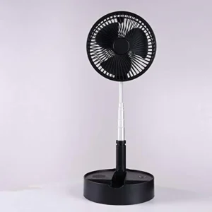Crony Telescopic speaker fan with Wireless Speaker and Aroma Fragrance Diffuser Portable | Black