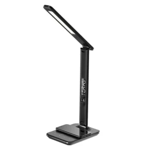 CRONY U13Q Table Lamp with wirelese charge-night light Clock LED Desk Lamp with Built-in Wireless Charger & Alarm Clock