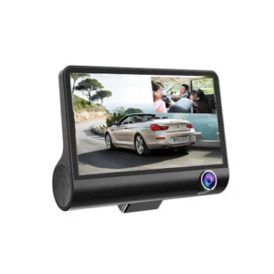 CRONY V504 Three-Camera 1920*1080 touch dashcam Car DVR 3 Cameras Lens 4 Inch IPS Dash Cam Rearview Camera Video Recorder