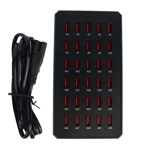 CRONY WT268 30USB PORTS Smart Charger Station 150W Safe Fast Charging USB Charging Station