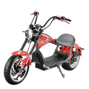 CRONY NEW X1 Harley Electrocar car With BT Speaker electric scooter | RED spider
