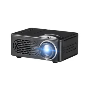 Mini Battery Projector, LCD Display LED Portable Projector, Home Theater Cinema USB Children Video Media Player -RD-814 -Black