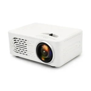 Mini Projector, LCD Display LED Portable Projector, Home Theater Cinema USB Children Video Media Player -RD-814 -White