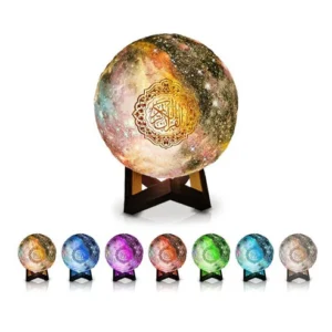 QB-512 guran speaker SQ512 Muslim 3D Starry Moon Light Quran Speaker