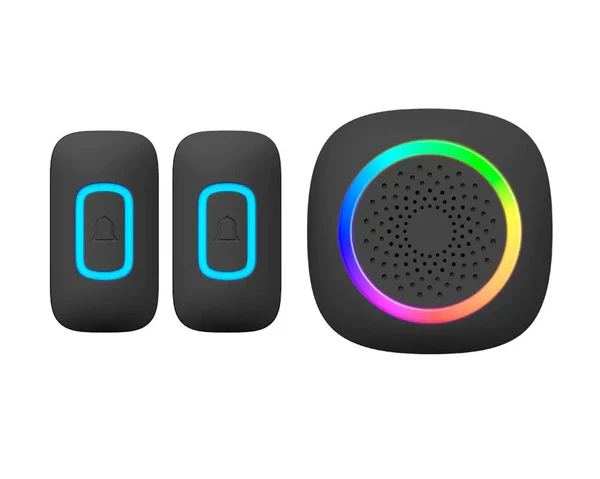 RL-3995B doorbell Battery-powered wireless doorbell with shining LED display Door bell