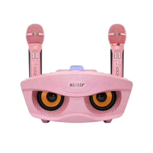 SD306 BT Speaker | Strange Designs Give 2 Microphones-Pink