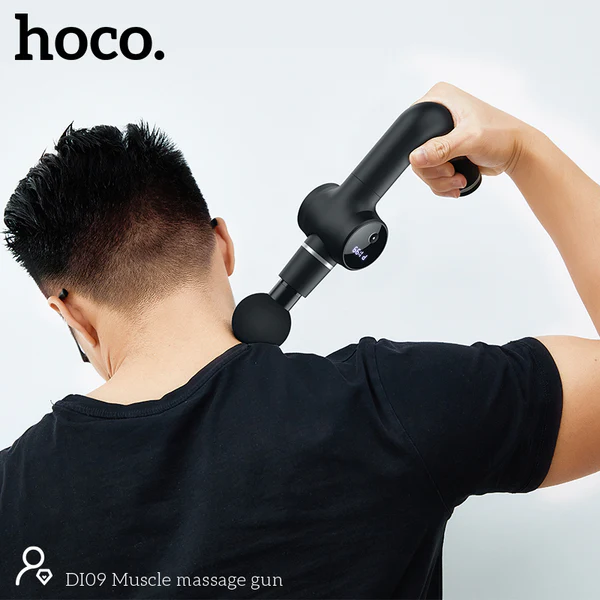 HOCO DI09 Fascia Gun Muscle Massager Black Color