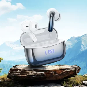 Hoco EQ16 Shine true wireless ANC+ENC Noise Reduction BT Headset (Black, Red, Blue, Purple Glaze Color)