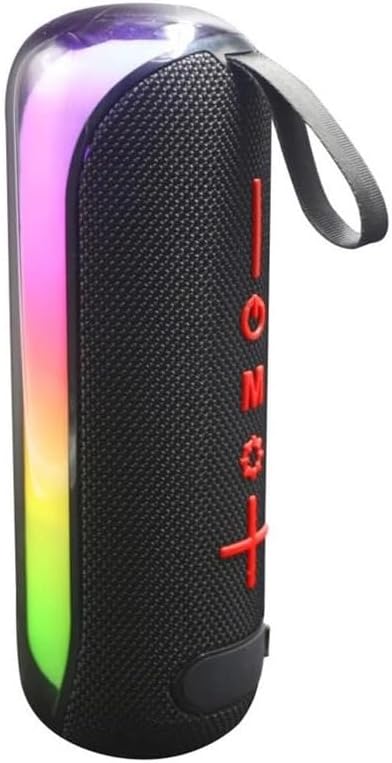 WISME WS-Y5 Portable Bluetooth Speaker | Wireless Multiple Input Options Easy Controls (Black)