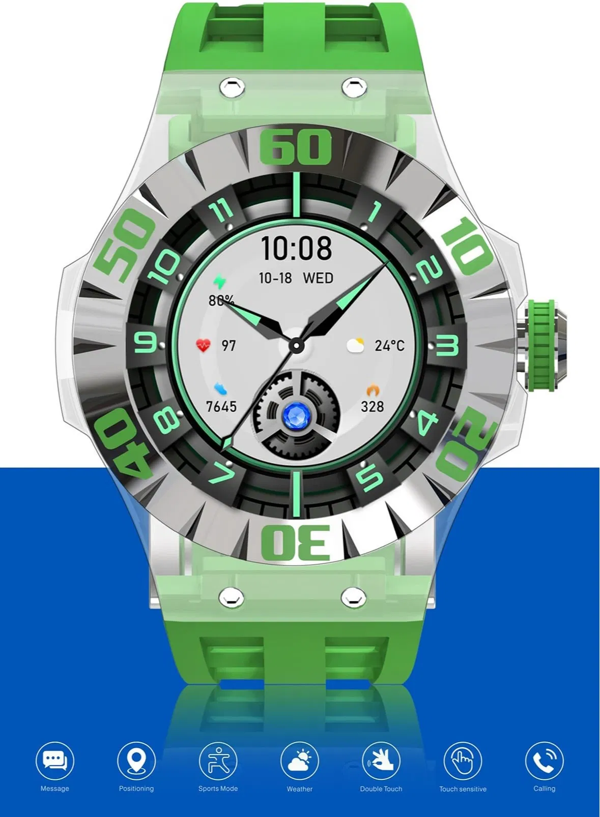 WISME WS-35 Smartwatch | AMOLED Display Ultimate Fitness Lifestyle Companion