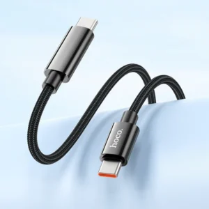 Hoco  U125 Benefit 100W charging data cable with display Type-C to Type-C