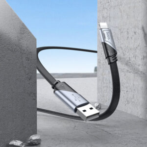 Hoco  U119 USB-A to iP Fast Charging Data Cable Black Color