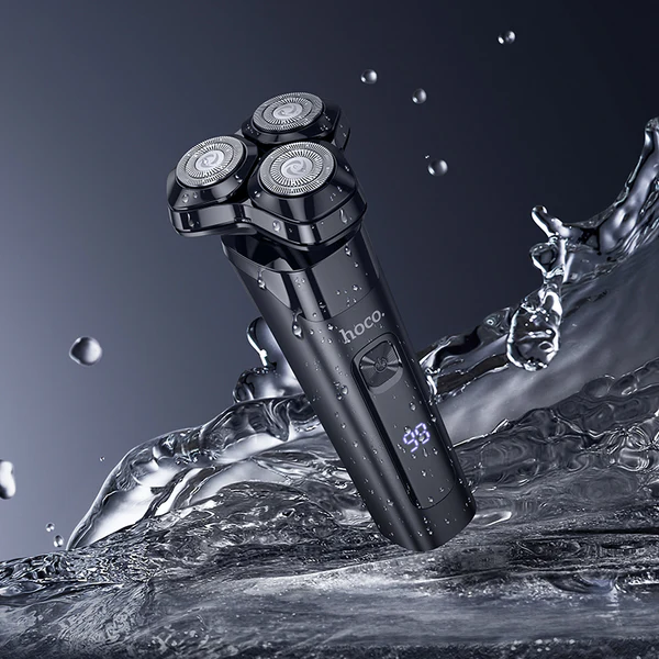 Hoco HP32 Dry and Wet Three-Blade Electric Dual Shaver (Black White Color)