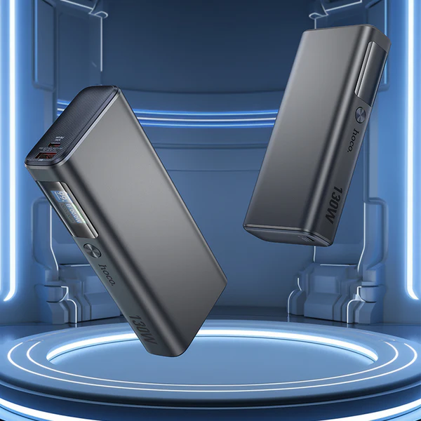 Hoco Q17B Fast Charging 130W Power Bank 20000mAh Aluminum Alloy Shell