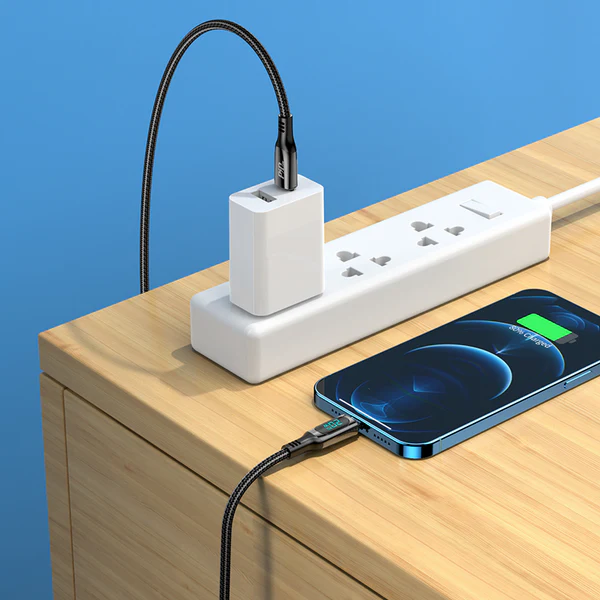 Hoco S51 iP Extreme Display PD Charging Data Cable