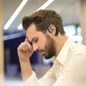 Hoco EQ4 Graceful True Wireless Bluetoth Headset (Black, White Color)