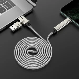 Hoco S22 Multi Function Charging Data Cable Type-C to Type-C, Type-C to iP