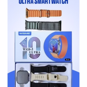 Wisme WS10-5 Ultra Smartwatch – Men’s Fitness Tracker with Heart Rate & Health Monitoring