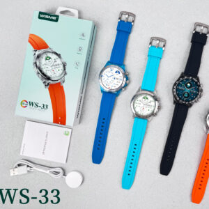 WS-33 Smartwatch 2024 | Fashion AMOLED Fitness Watch with Compass, IP67 Waterproof & 260mAh Battery