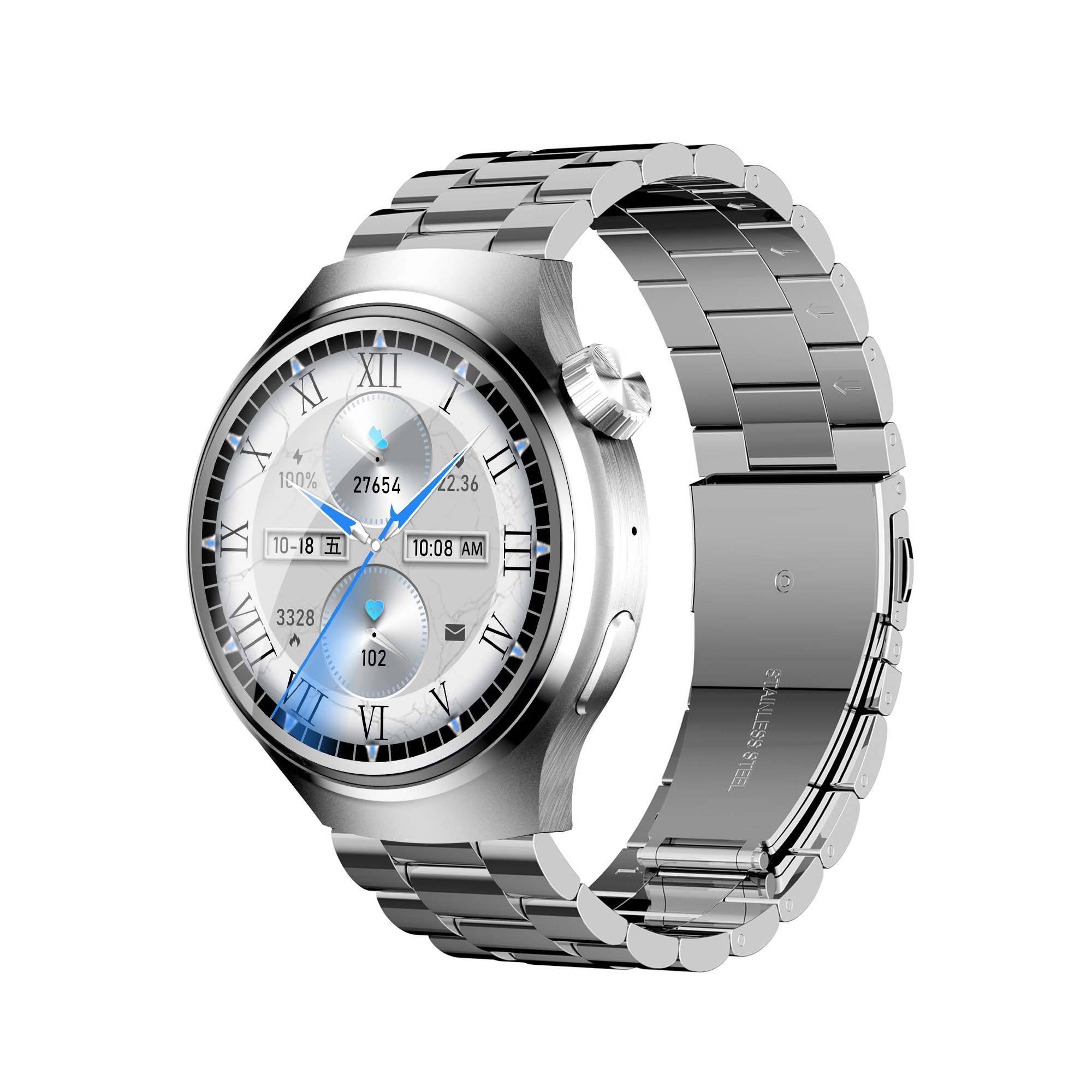 Wisme-1 Business Smartwatch | Stylish Watch with 3 Straps Message Reminders Shortcut Center Bluetooth Connectivity