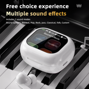 WT-7 TWS Wireless Earbuds | HiFi In-Ear Headphones with LCD Display & Touch Control
