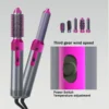 Ceramic 5-in-1 hair styler with interchangeable brush attachments