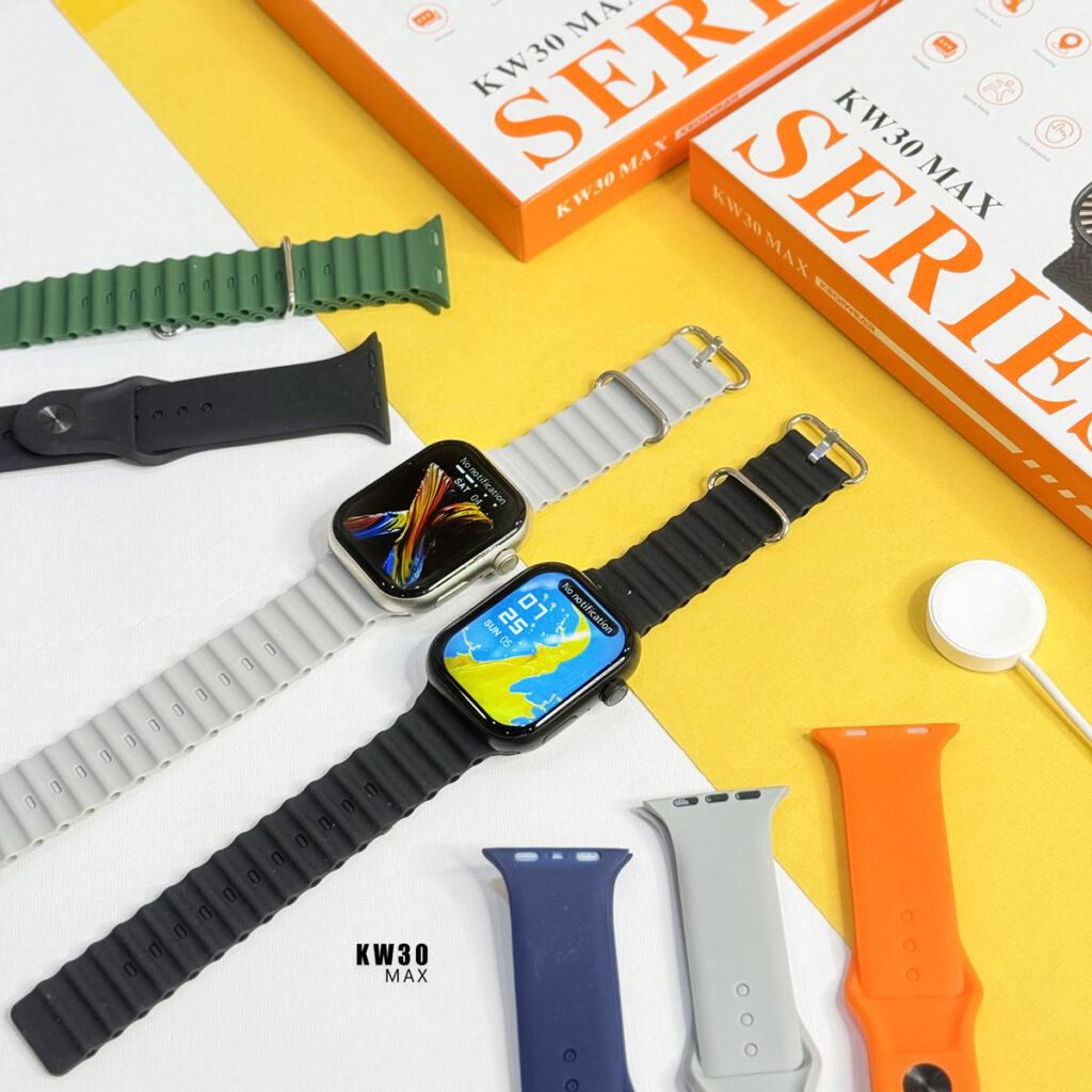 KW30 Max Smartwatch with HD Display Bluetooth Calling Fitness Tracking