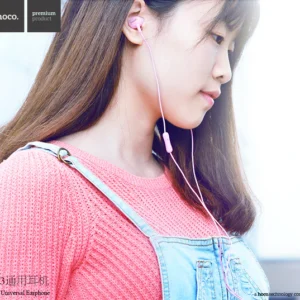 Hoco  M3 Universal Earphone with Microphone iP (Black, White Color)