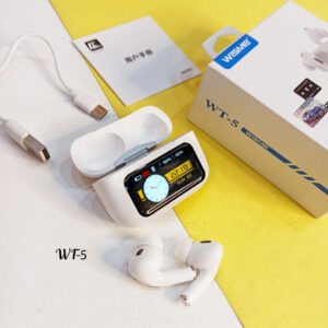 WT-5 TWS Wireless Earbuds | LED Display, Touch Control, Noise Cancelling & Sports Headphones