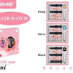 WISME X50 Mini Smartwatch – Compact Multi-Function Fitness Tracker with Bluetooth Calling & Health Monitoring