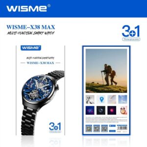 WISME X38 Max Smartwatch – Multi-Function Bluetooth Calling Watch with Sports & Health Tracking