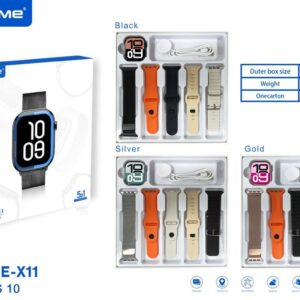 WISME X11 Smartwatch – Bluetooth Calling Fitness Tracker with Sports & Health Monitoring