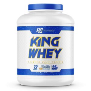 King Whey Protein Powder by Ronnie Coleman – 25g Protein Blend for Muscle Growth & Recovery