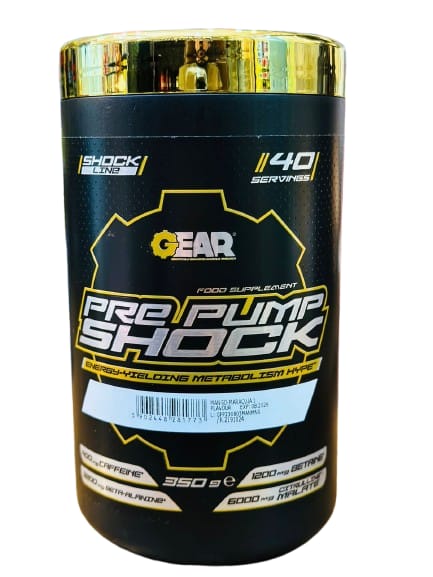 Pre Pump Shock 350g Explosive Pre-Workout for Energy Pumps Endurance