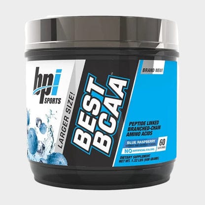 BPI Sports Best BCAA Muscle Recovery Endurance Lean Muscle Support | Blue Raspberry 60 Servings