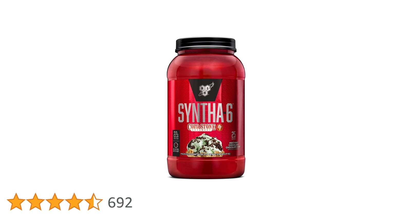 BSN Syntha-6 Protein Powder 2.91 lbs Ultra-Premium Protein Blend for Muscle Recovery Lean Muscle Growth