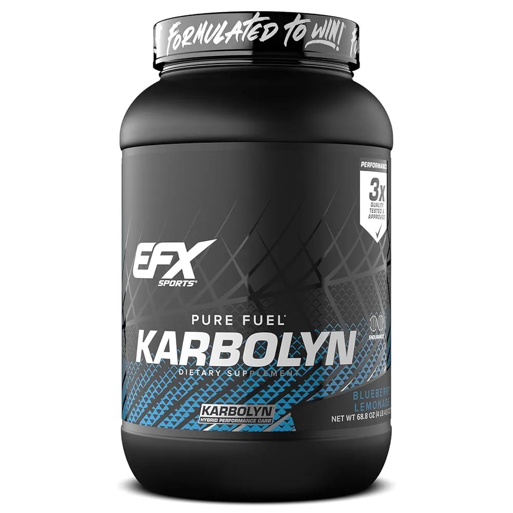 EFX Sports Karbolyn Fuel Fast-Absorbing Carbohydrate Powder for Energy Endurance Recovery Stimulant-Free Carb Loading Supplement