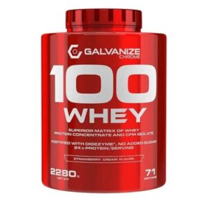 Galvanize Nutrition 100% Whey Protein Powder | 2kg | Premium Whey Concentrate & Isolate Blend | Lean Muscle Growth & Recovery