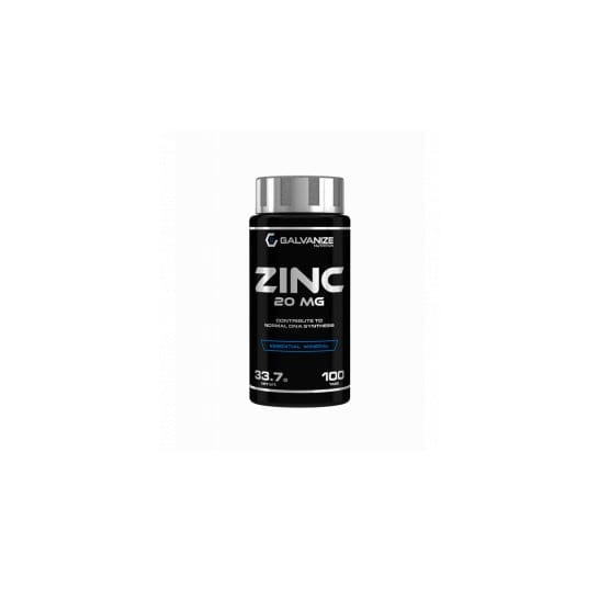 Zinc 20 mg | 100 Capsules | Immune System, Skin & Hair Health | Essential Mineral Antioxidant Support